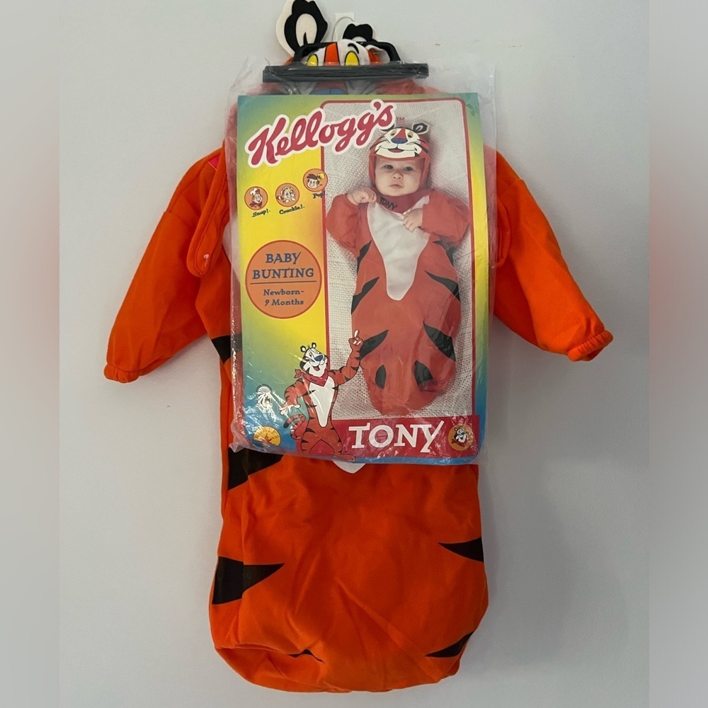 Baby Costume - KELLOGGS Tony The Tiger - Halloween - New Unworn - VINTAGE 1998‌